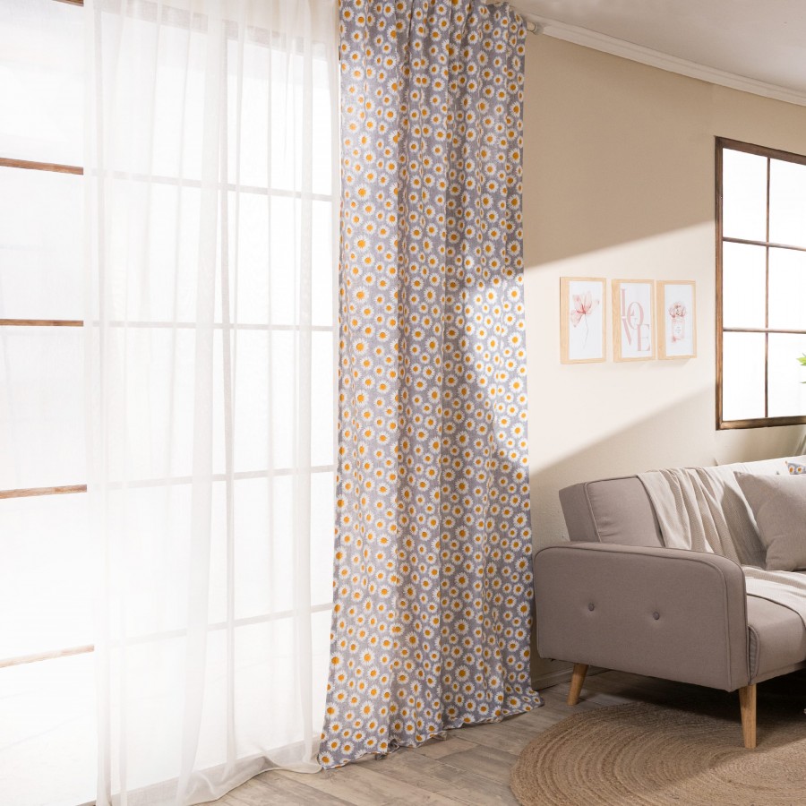  Κουρτίνα (Έτοιμη Ραμμένη) Floreta 11