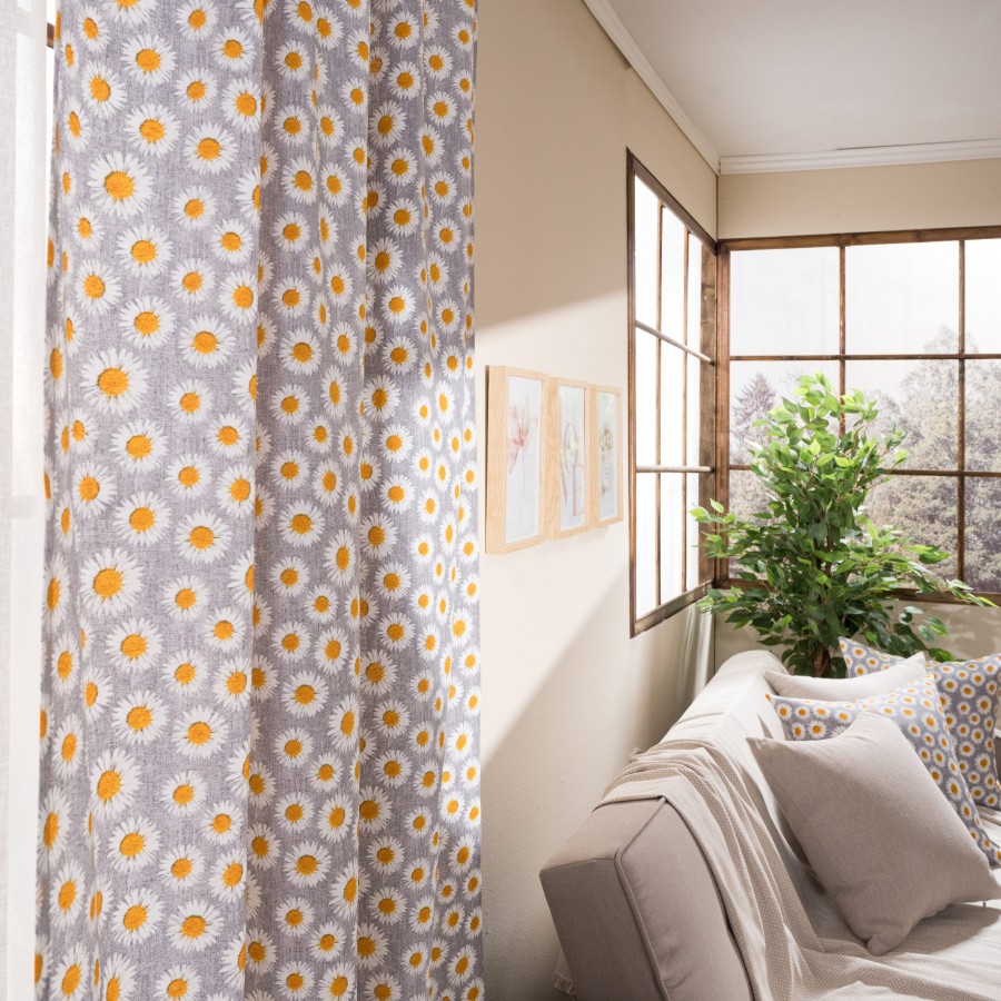  Κουρτίνα (Έτοιμη Ραμμένη) Floreta 11