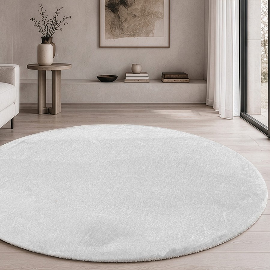 Χαλί Mellow 00 White Ροτόντα