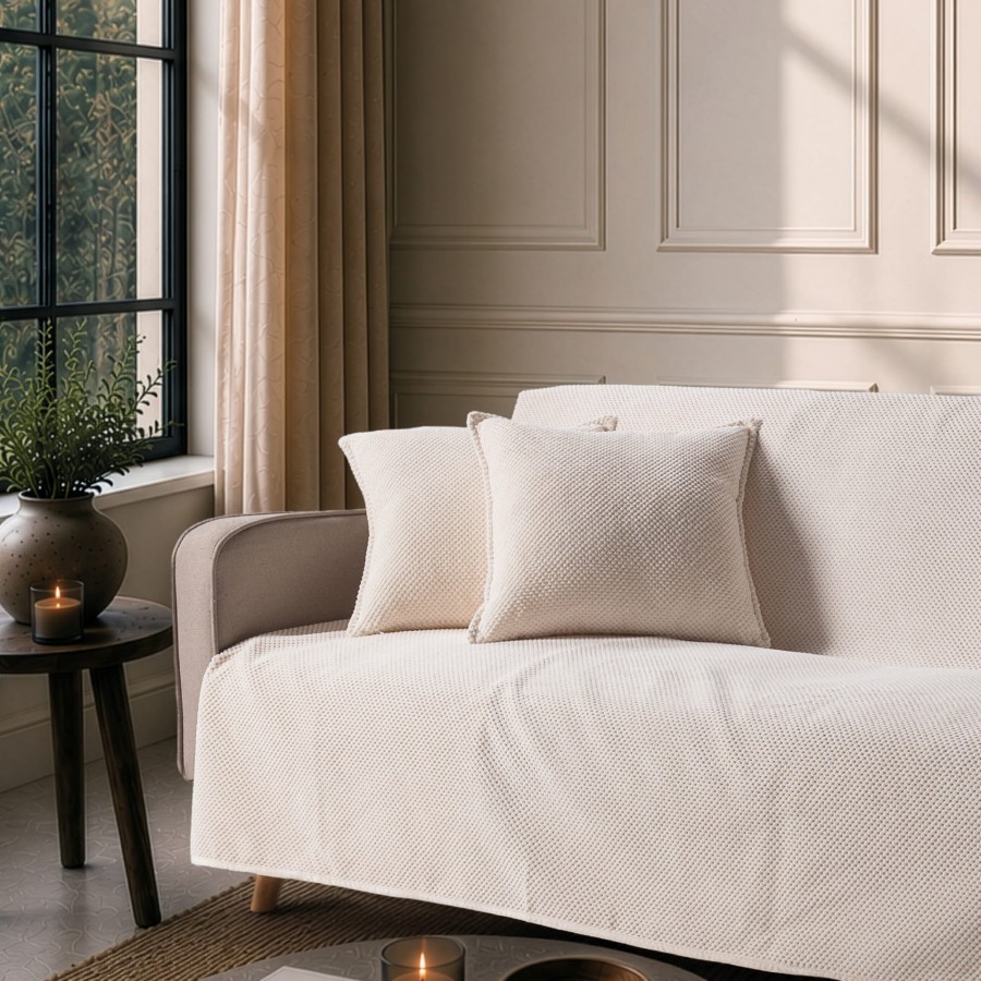 Μαξιλαροθήκη Αδιάβροχη Pearl 01 Ivory