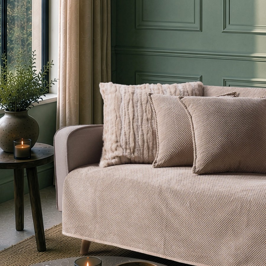 Μαξιλαροθήκη Αδιάβροχη Pearl 02 Beige
