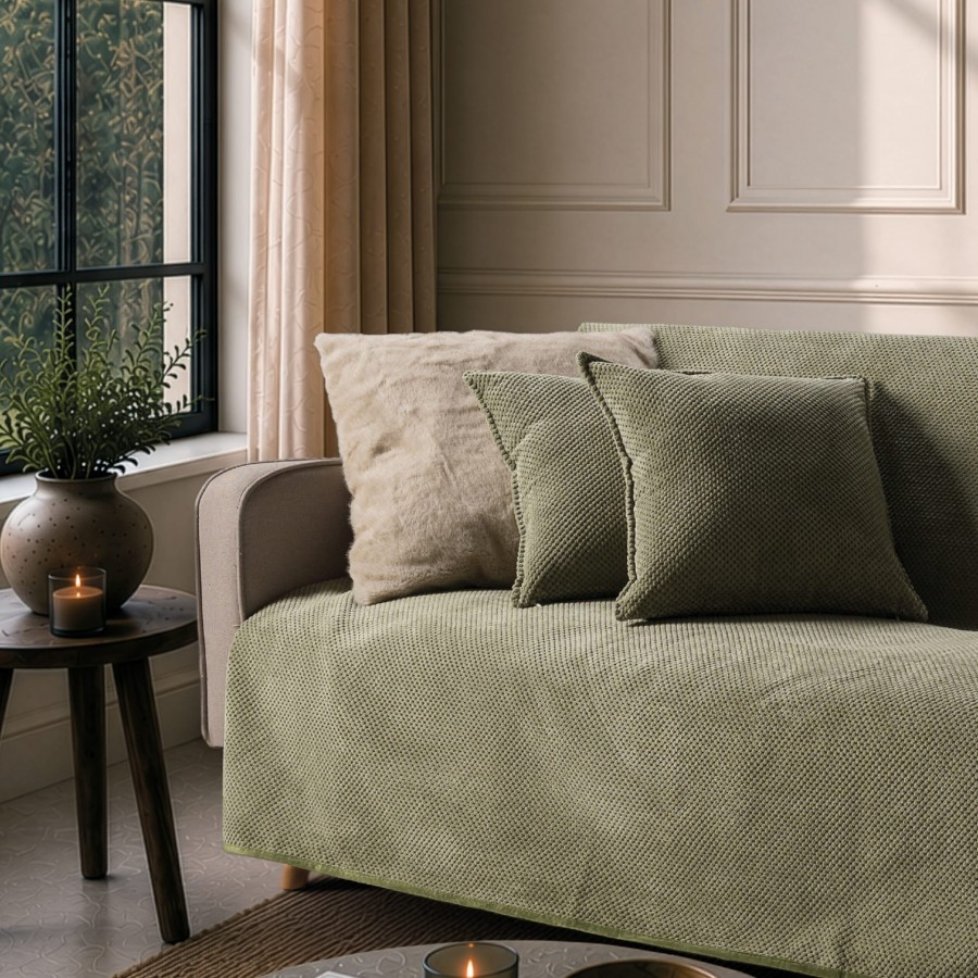 Μαξιλαροθήκη Αδιάβροχη Pearl 15 Sage Green