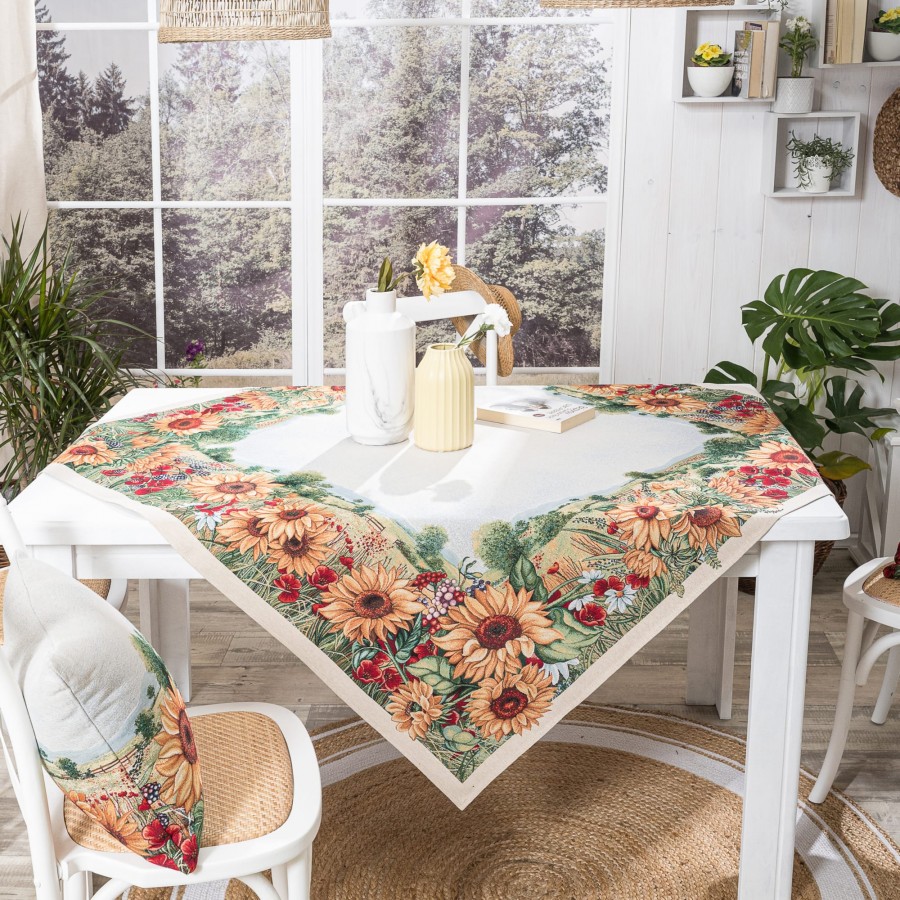 Sunflower tablecloth