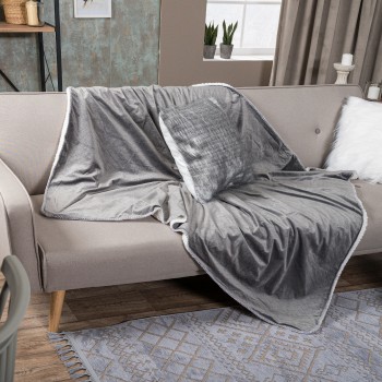 Throw-Blanket Sofa Velour 11